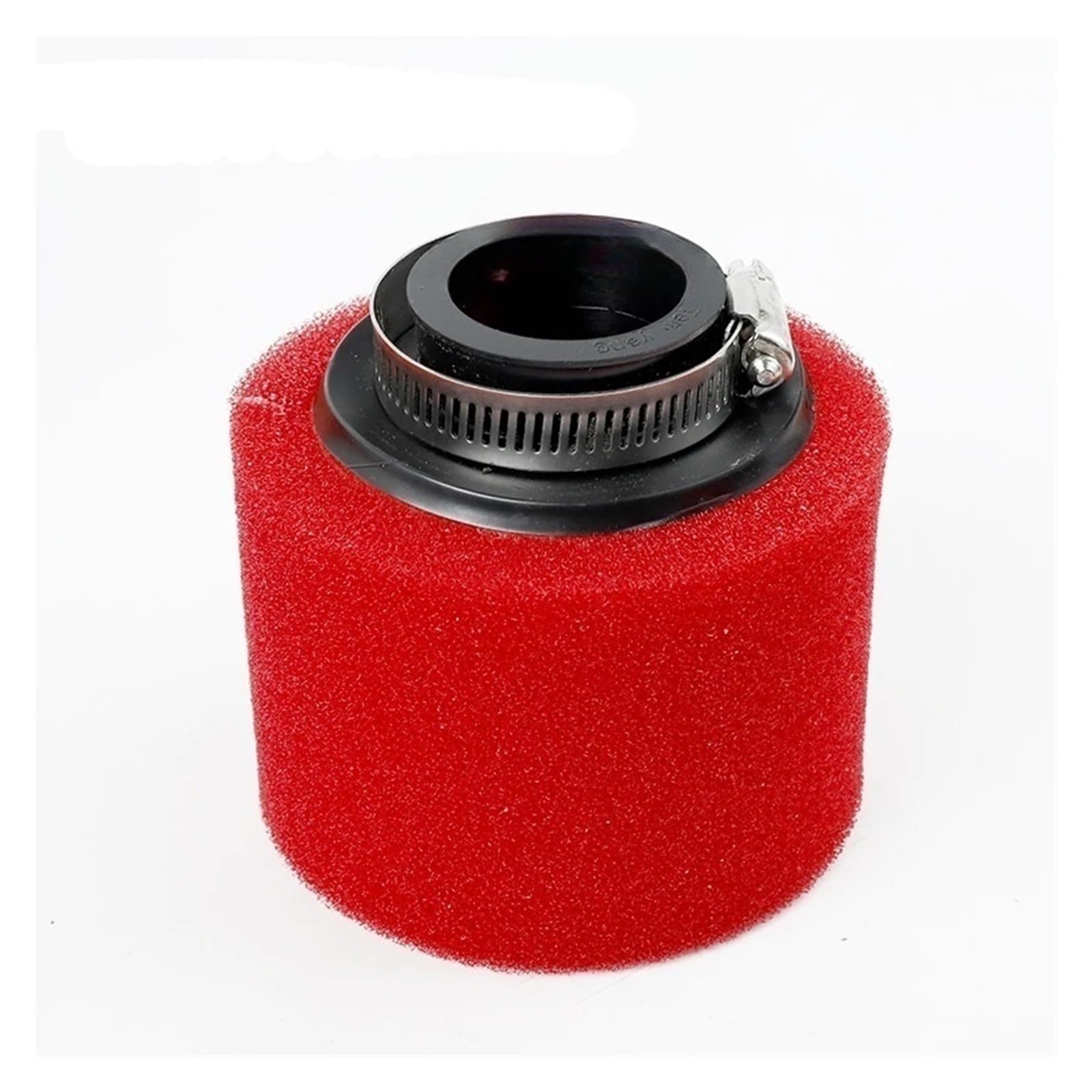 Filtro Aire Motocicleta Filtro De Aire De Espuma Negro Y Rojo 35mm 38mm 42mm 45mm 48mm Esponja Limpiadora Ciclomotor Scooter Dirt Pit Bike Motocicleta