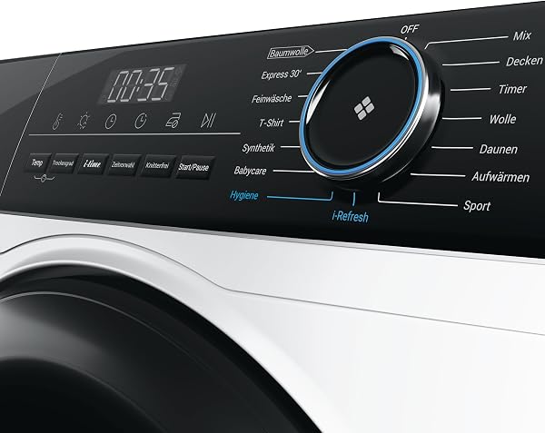Haier Wärmepumpentrockner 9kg I-PRO SERIE 3 HD90-A2939 I Wäschetrockner i-Time & Startzeitvorwahl I Trockner mit 3 Trockenstufen, i-Refresh Dampfprogramm & 3-in-1 Filter I Dryer - 4