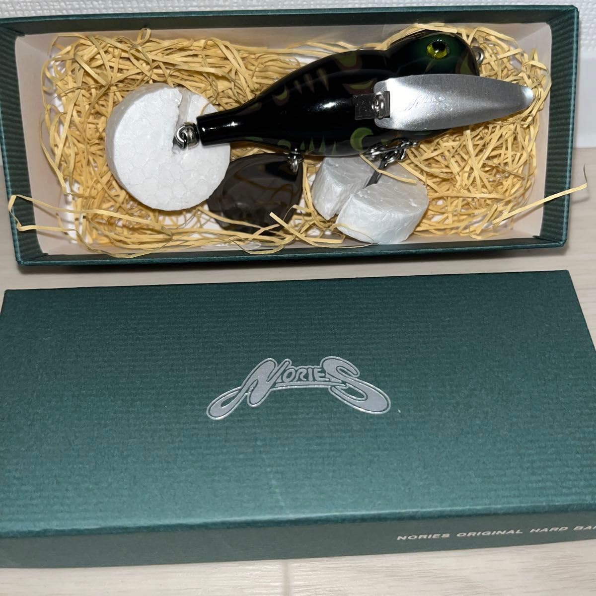 ノリーズ　ウォッシャークローラーフカフカ　ブラックアブラゼミ 美品】ノリーズ ウォッシャークローラーフカフカ ブラックアブラゼミ