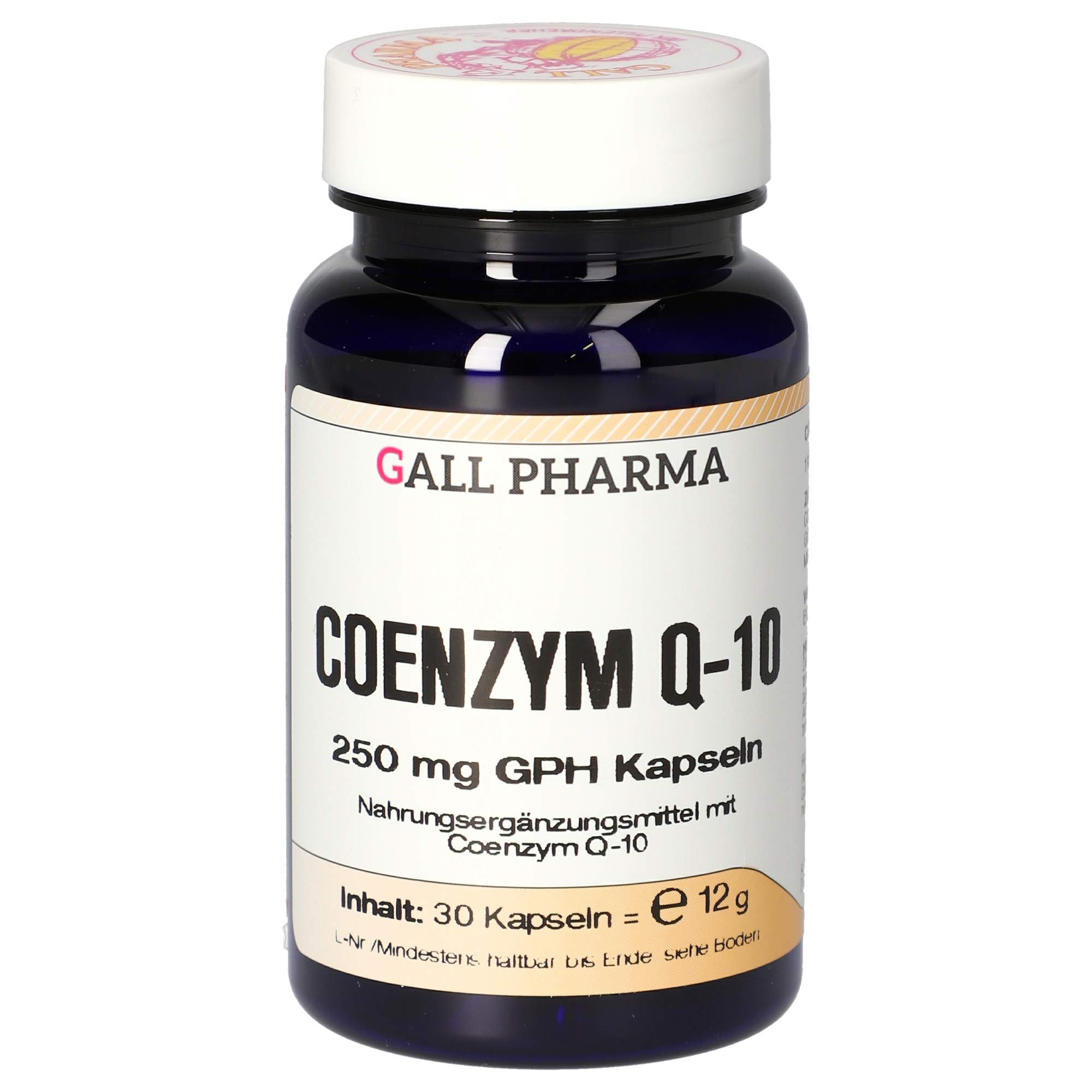 Gall Pharma Coenzym Q-10 250 mg GPH Kapseln, 1er Pack (1 x 30 Stück)
