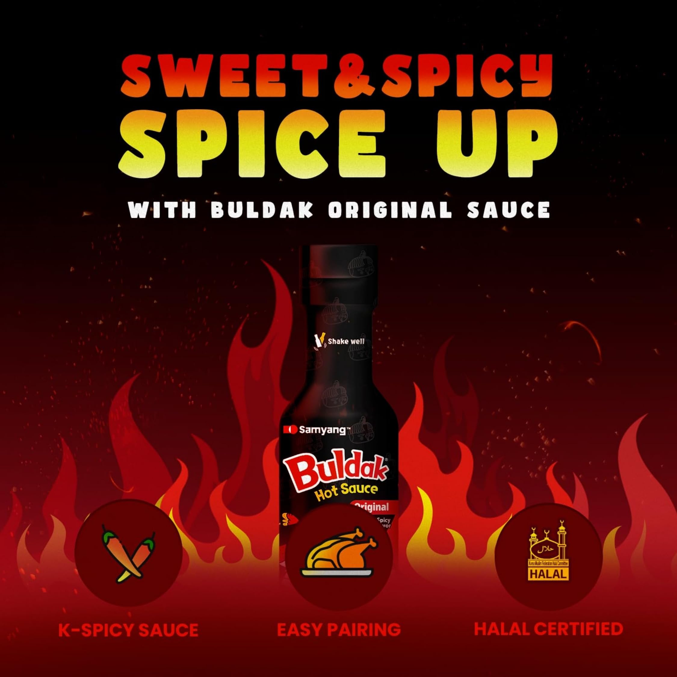 Samyang Buldak Salsa Coreana Picante Cremosa Original 200g Pack
