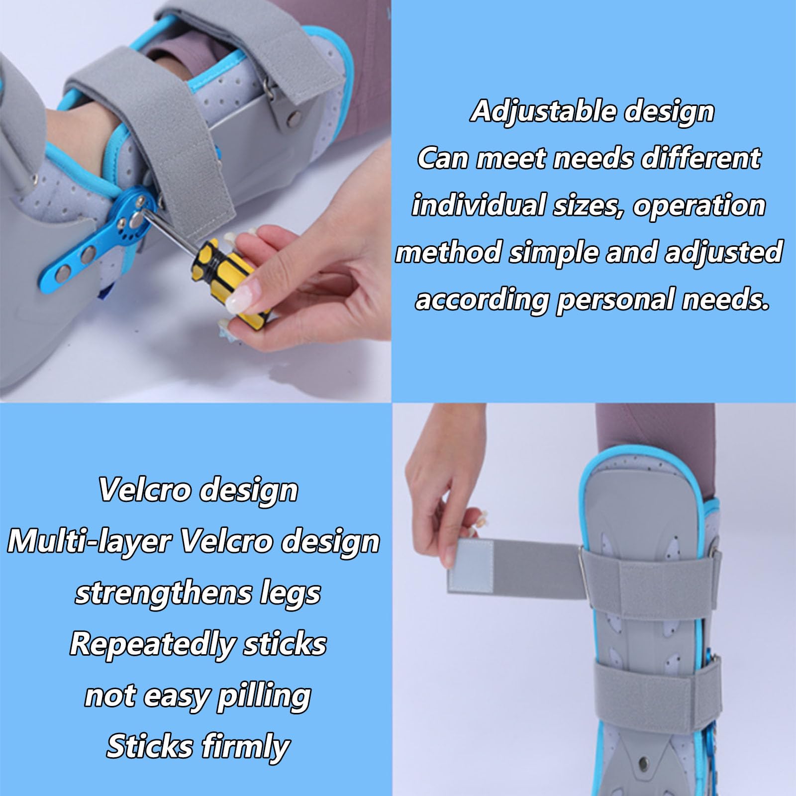Ortesis De Pie Caído. Soporte para Ortesis De Pie. Férula para Esguince De Tobillo Y Fractura De Dedo del Pie. Protección Y Curación. Talla S Y M.