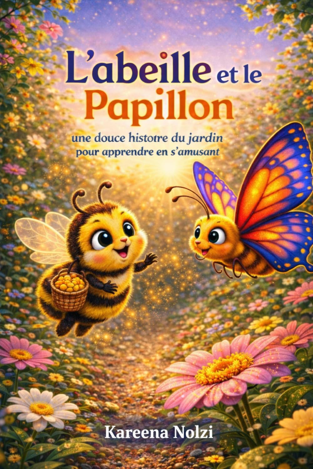L'abeille et le Papillon: Une douce histoire du jardin pour apprendre en s'amusant (Les Petits Héros du Jardin)