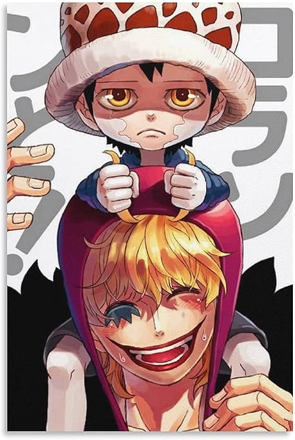Wonnz Poster Corazon Y Law One Piece Decoration Murale X 30 Cm Amazon Fr Cuisine Et Maison