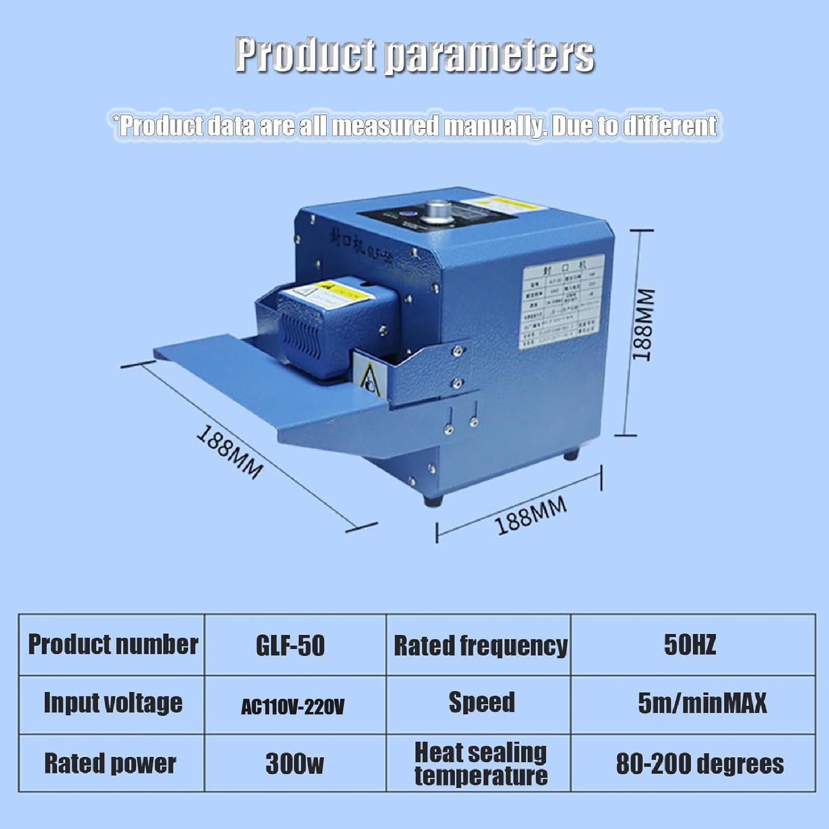 Macchina automatica di sigillamento termico 300W, impacchettatrice per alimenti per sigillatrice continua industriale 5m/min, borsa della stagnola, sacchetto di carta kraft