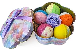 5+1 Sweet-Rose-Scented Flower Bath Bombs Gift Set