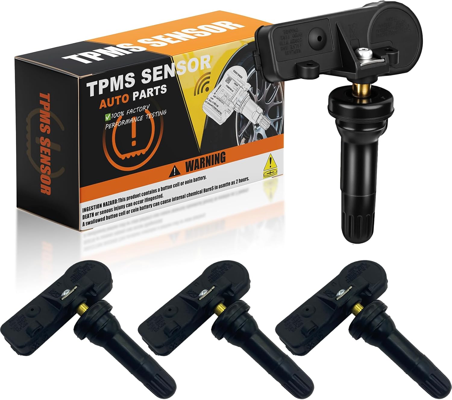 DE8T1A180AA Upgraded 315MHz TPMS Sensor Fits for:-Ford Edge 2011-2014, Escape 2010-2015, Explorer 2011-2015, Focus 2010-2015; for:-Mustang 2010-2014; #Replaces:9L3Z1A189A