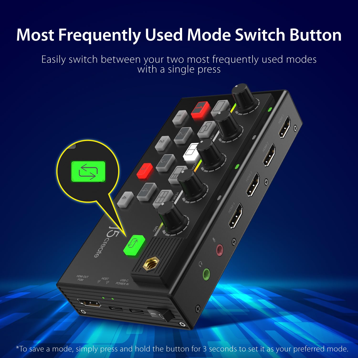 Amazon.com: j5create All-in-One Live Streaming Station - Quad HDMI