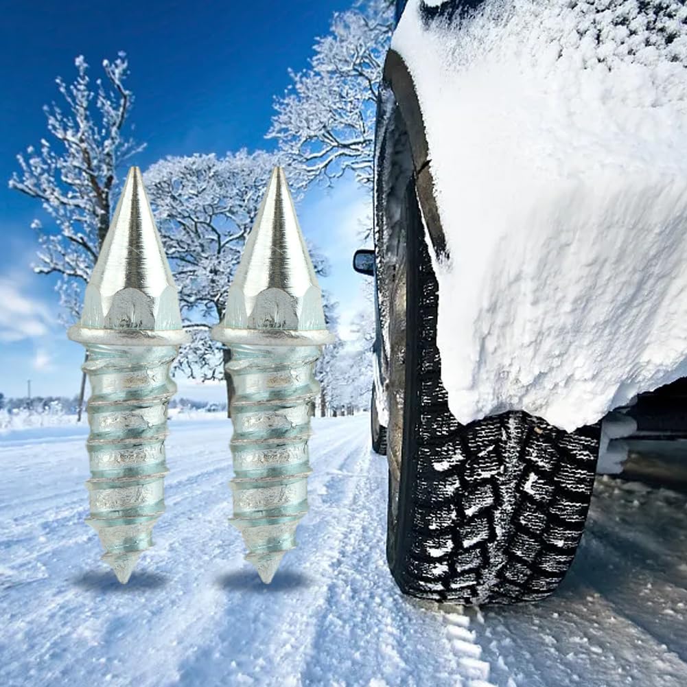 50 STUKS Band Studs Anti Slip Anti ijs Schroef Sneeuw Spikes Universele