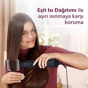 Philips 5’i 1-in-1 Hair Styling and Drying Set, Argan Oil Ceramic Coating, Ionic Care, 5-Apparatus Air Styler, Equal Heat Distribution, 3 Heat and Speed Adjustments, Cold Air Function, BHA530/00