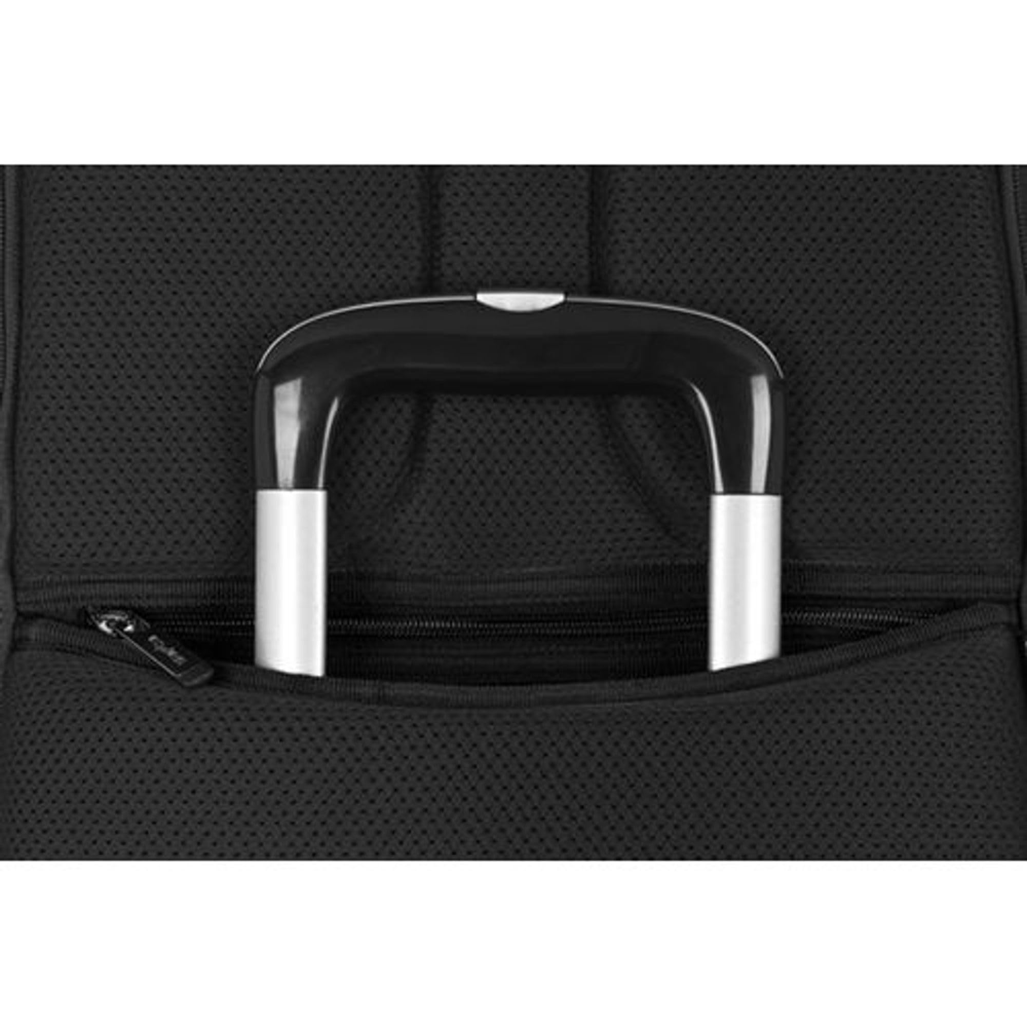 SAFTA Zaino per laptop da 13,3 pollici, con patta per laptop da 13,3 pollici, design executive, porta USB, scomparto imbottito e stile minimalista