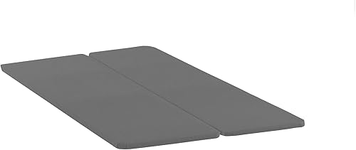 Miniatura 8 de Greaton, Tabla dividida de 1.5 pulgadas para colchóncama totalmente montada, mayor comodidad y apoyo, matrimonial, gris