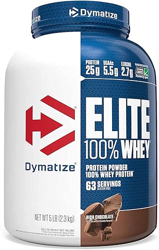 Dymatize Nutrition Elite proteínas en polvo de suero DYM1050100104 5 1 1