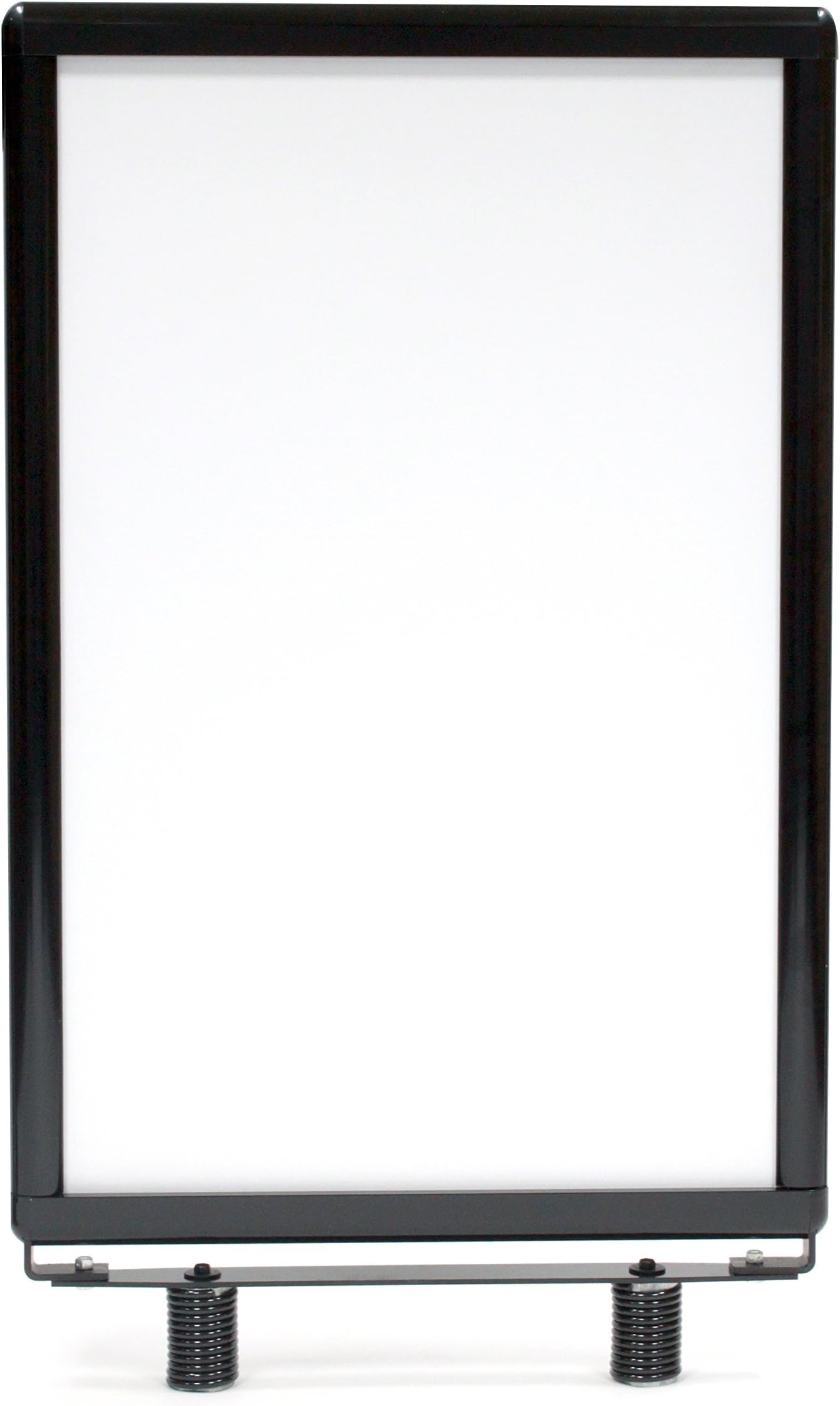MDI-Worldwide 4304BK WindMaster Curb Sign, Insert Size 24" Width x 36" Height, Gloss Black