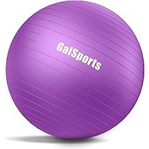 GalSports Anti-Burst Slip Resistant Stability Ball - Swiss Ball for Home Gym &amp; Physical Therapy