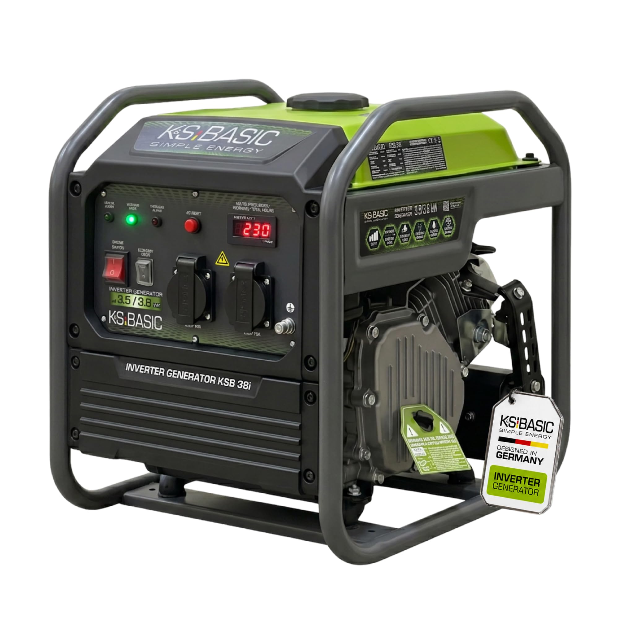 Generatore inverter 38i, 3,8 kW, generatore portatile a benzina