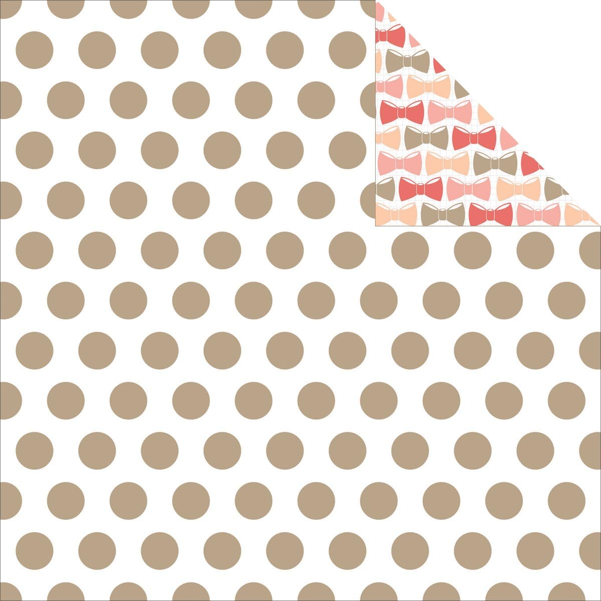 You Are My Happy Double-Sided Cardstock 12"X12"-Dots With Foil Accents