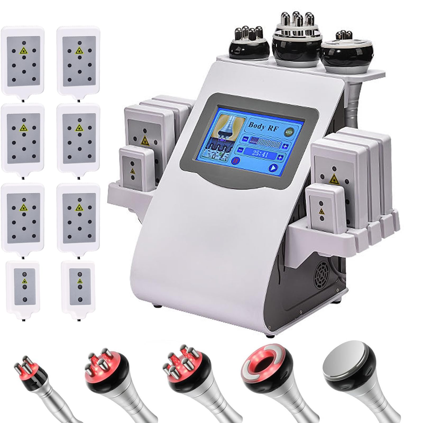 40k Radiofrequenz Gerät 6 In 1 Lipo Laser Hautstraffung Gerät Massagegerät für Radiofrequenz Gerät Gesicht Körper Schönheitsmaschine
