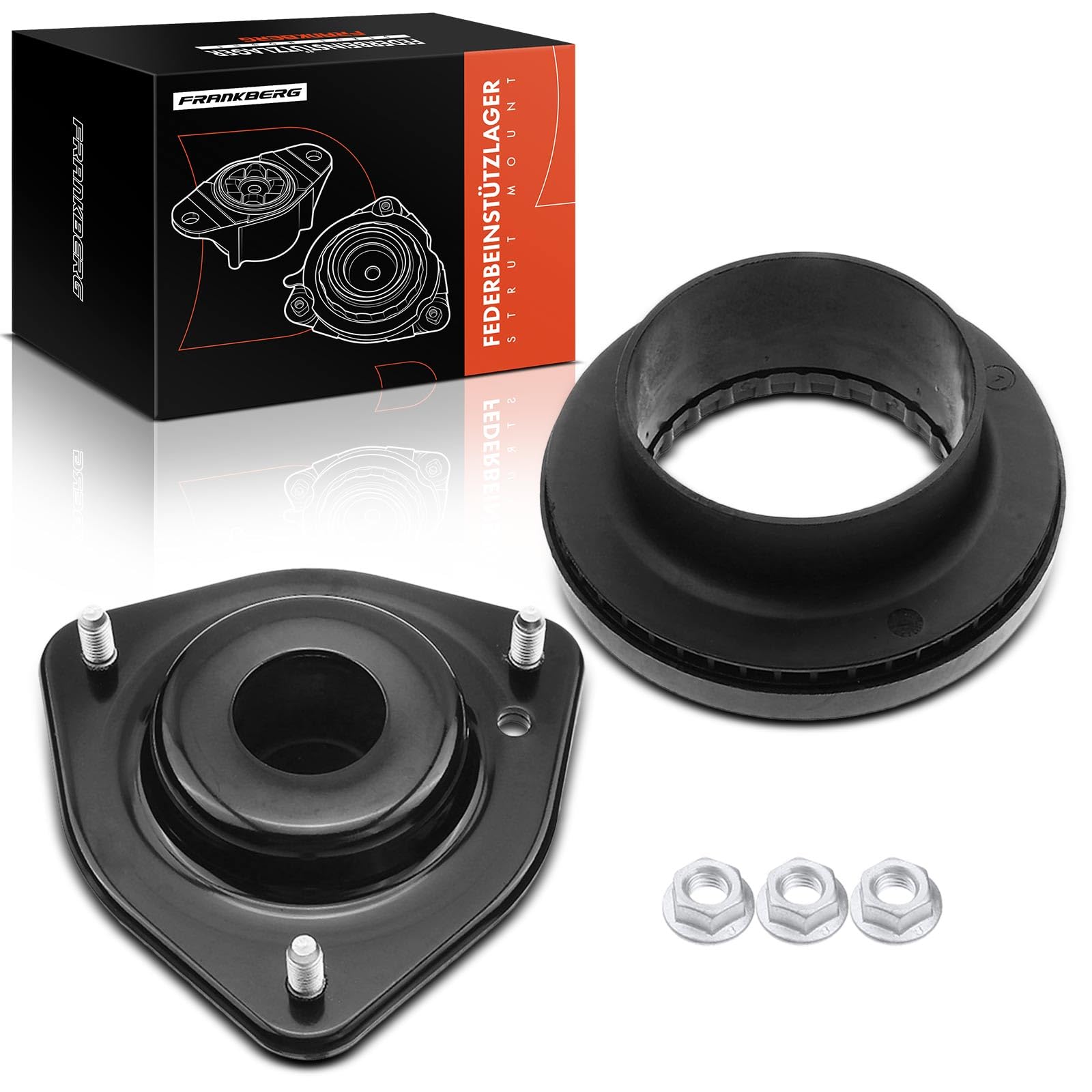 Frankberg Cuscinetto del montante Cuscinetto di supporto della sospensione Anteriore Compatibile con Grand Voyager V RT CaR.A.Van Replace# 4721547,906960