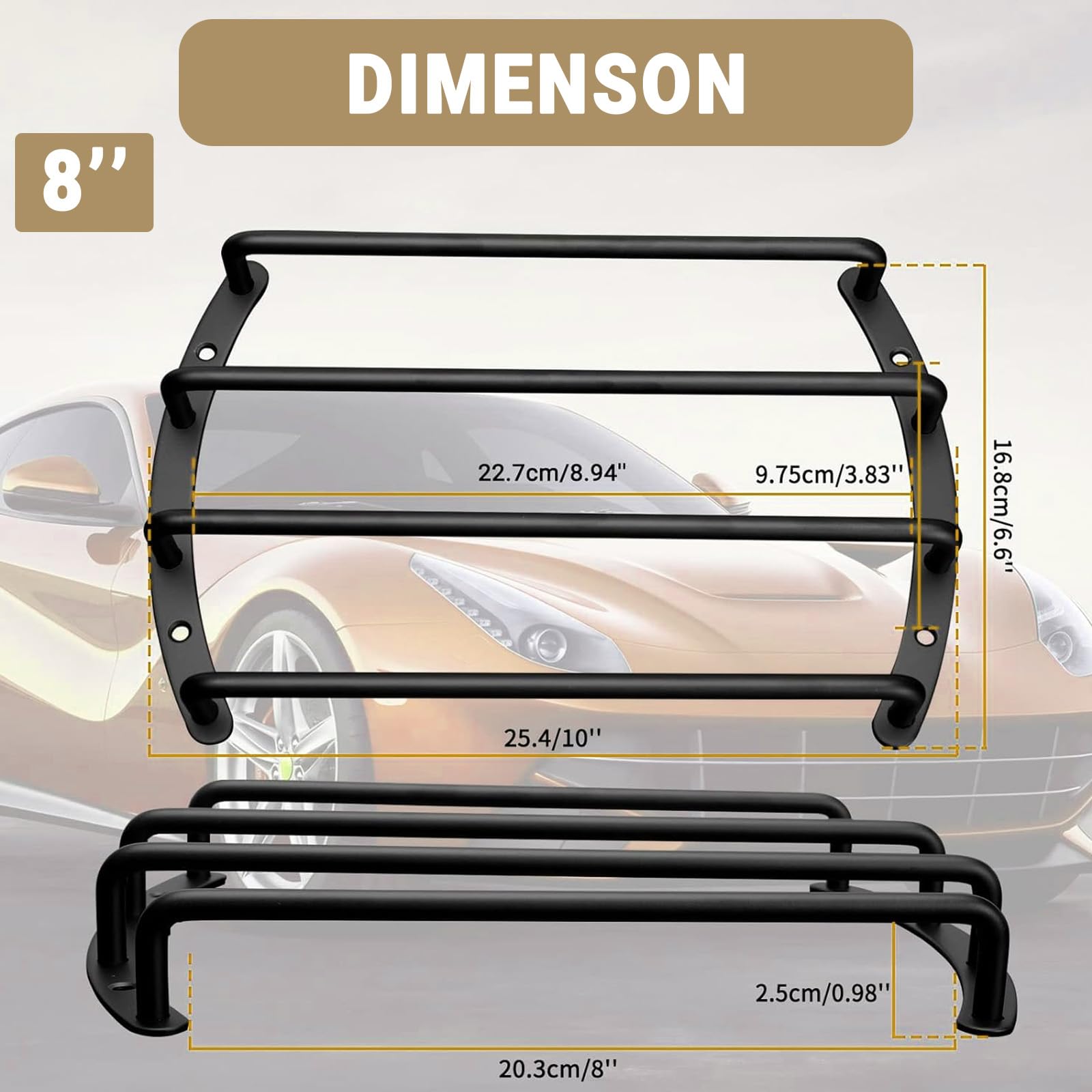 Amazon.co.jp: AICARS スピーカーグリルカバー メタルバー グリル