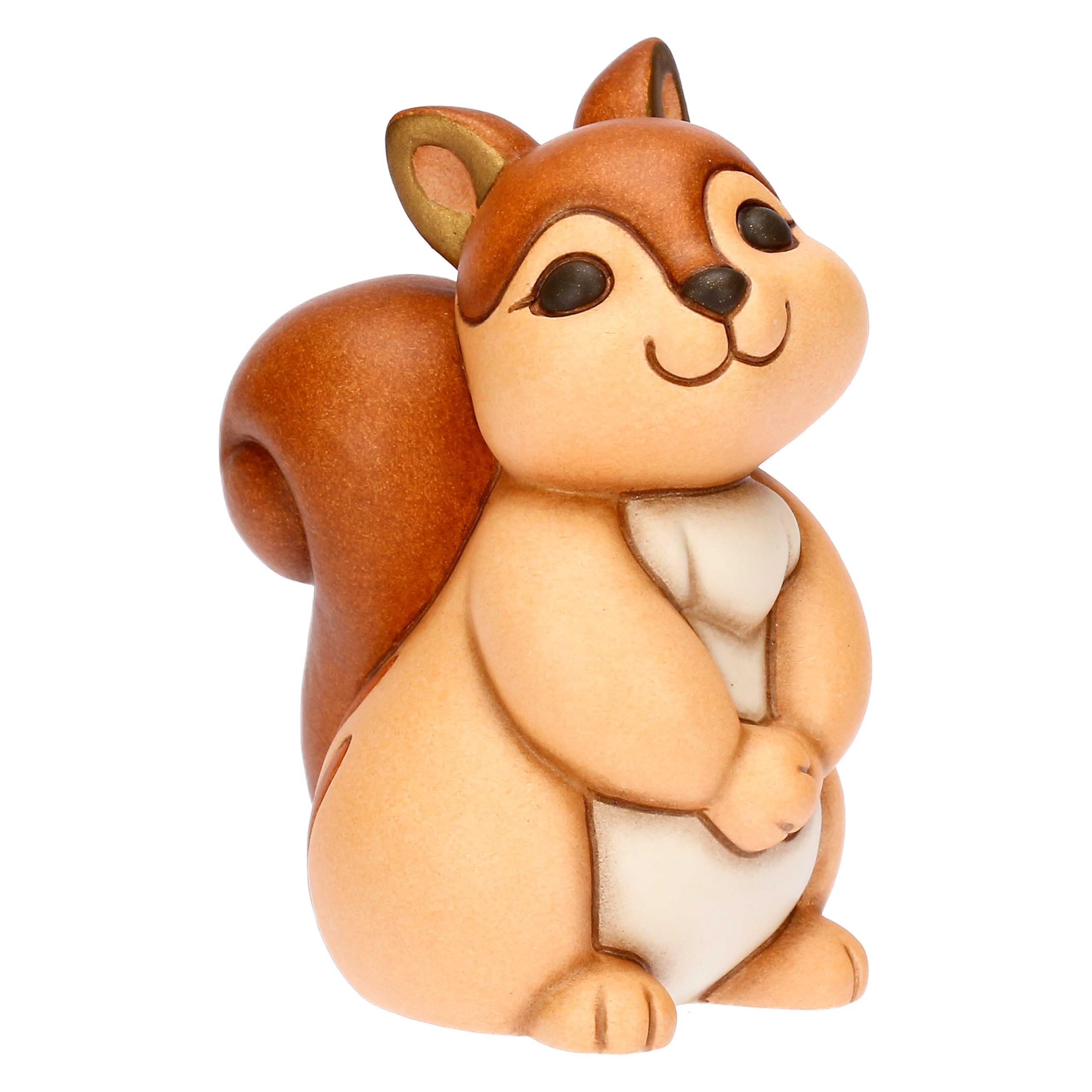 THUN - Diva Squirrel Standing - Small - Ceramic - Plumè Collection - 6.5 x 5.4 x 8.5 cm