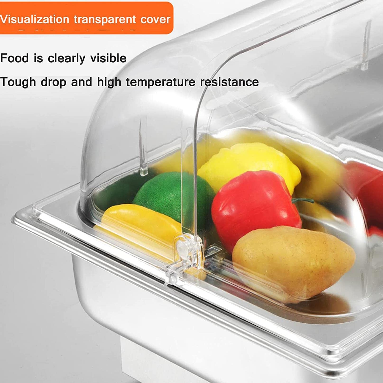 Chafing Dish, Calentador De Buffet Platos De Chorro De Acero Inoxidable Servidores Buffet Y Calentadores Calentadores De Alimentos Comerciales De 9l Catering Rectangular Chafer Warmer Set Para Buffe