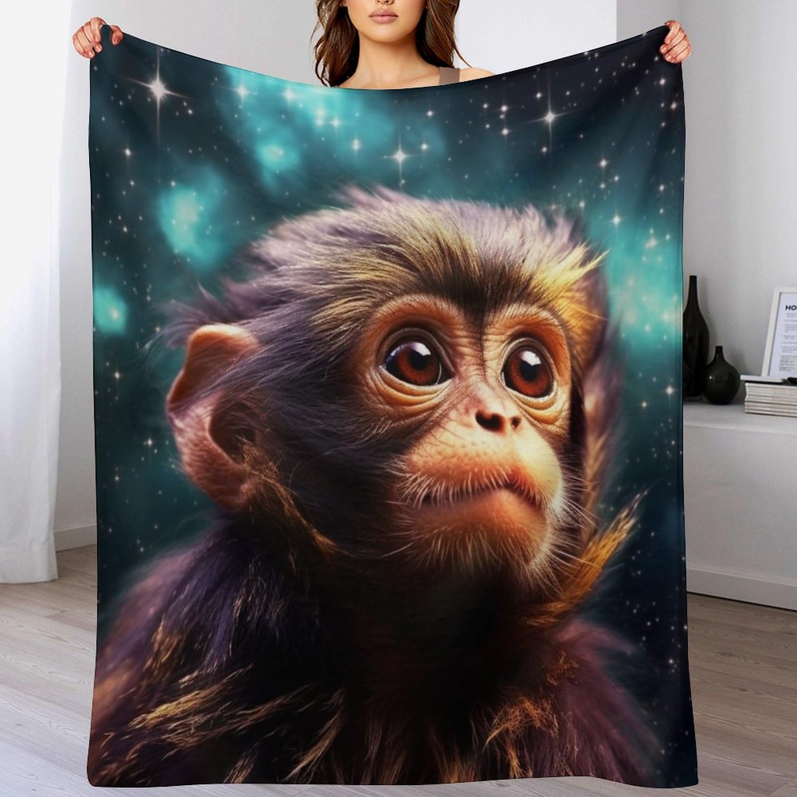 Couverture singe super douce et moelleuse : offrez un moment de tendresse à vos enfants