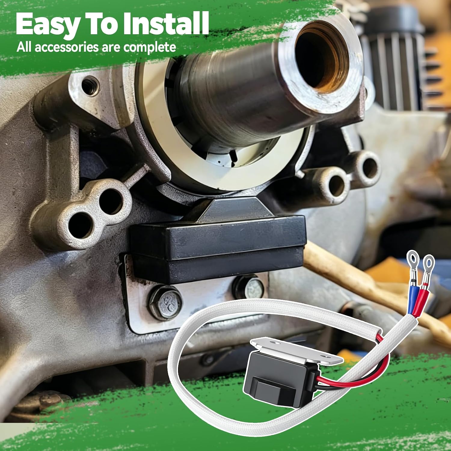 166-0821 Ignition Module Compatible with Onan P218G P220G John Deere 316 317 318 420, Replace 166-0820 541-0522 HE166-0761 HE541-0522 166-0785