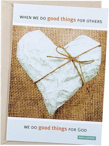 Miniatura 6 de DaySpring - Max Lucado - Do Good Things - 6 tarjetas y sobres premium de agradecimiento al ministerio