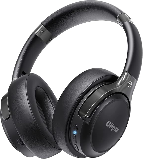Uliptz Auriculares inalámbricos Bluetooth diadema 65h batería