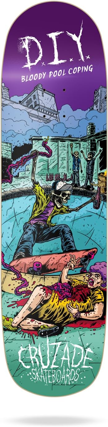 Cruzade D.I.Y. Bloody Pool Coping 8.625" Deck