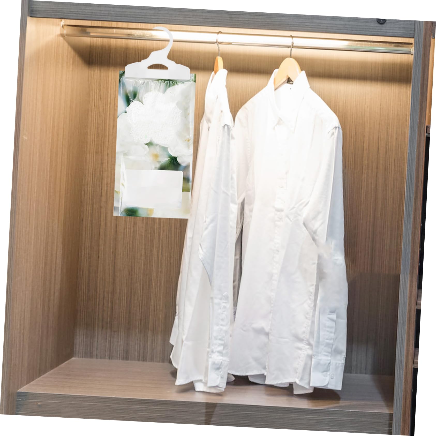 SHINEOFI 100pezzi Appendini per Deumidificatore Armadio Pacchetti Assorbiumidità Riutilizzabili per Camera da Letto e Bagno Ganci Salvaspazio per Controllo Umidità