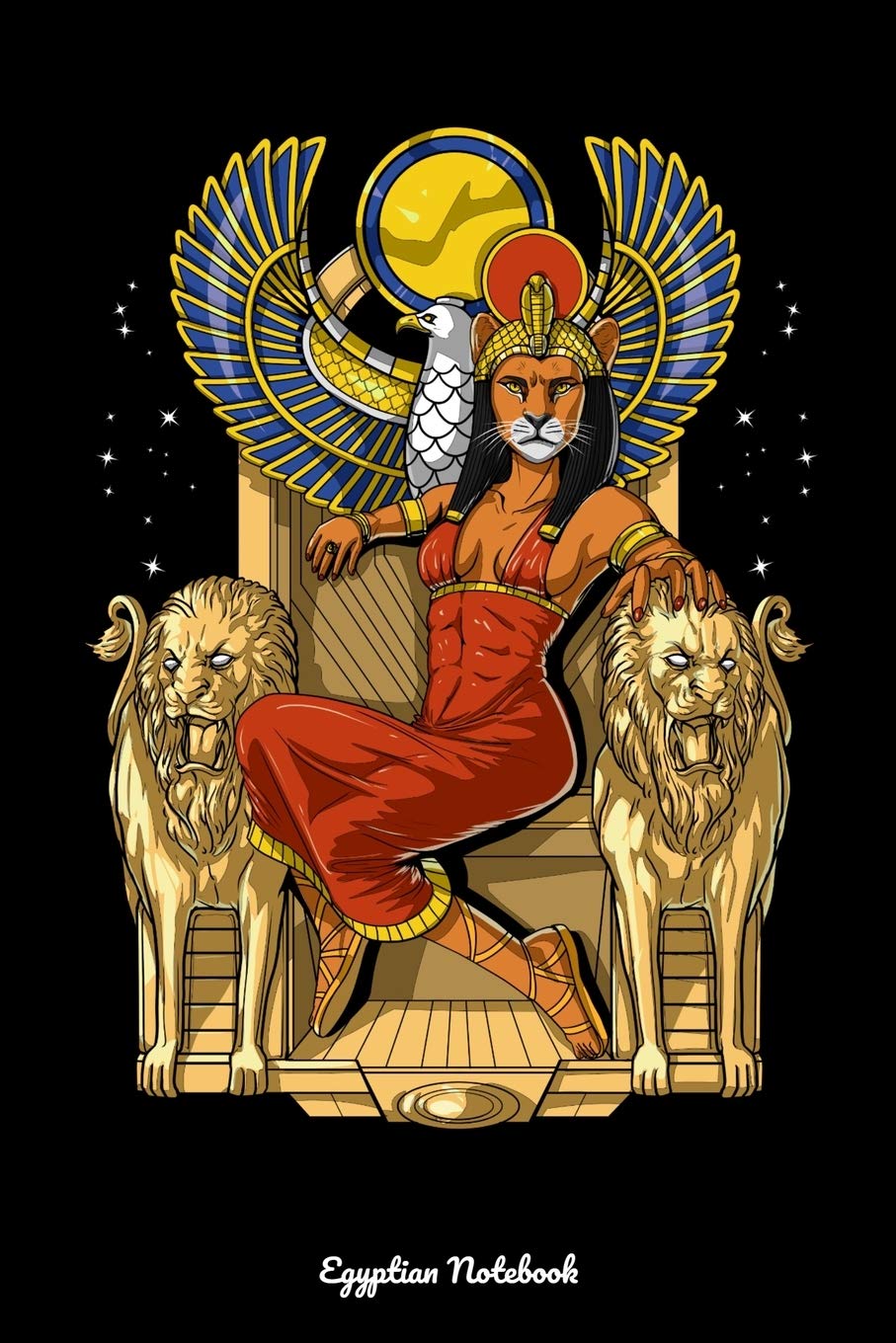 Egyptian Notebook: Egyptian Goddess Sekhmet Notebook