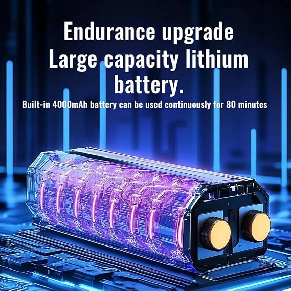 Super Turbo Mini Jet Fan 58m Wind Power in 130,000 Rpm Seconds