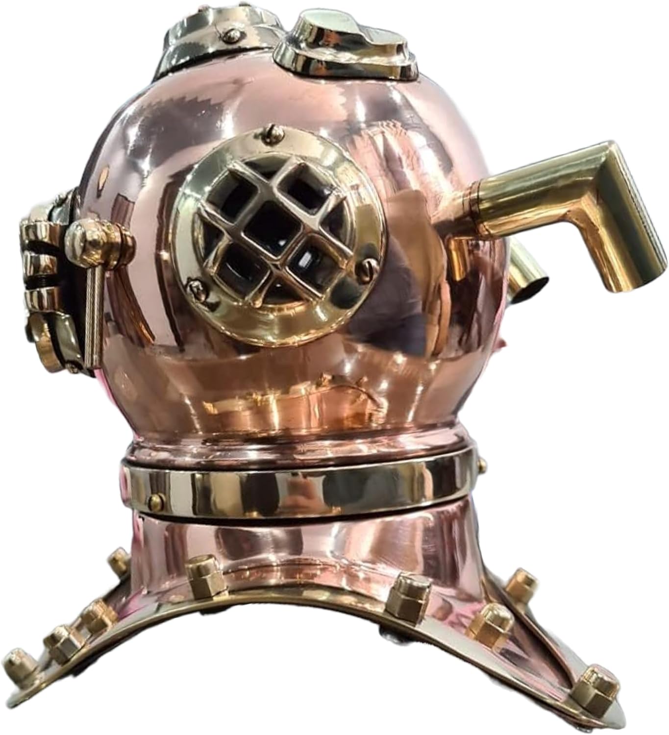 Antique Marine Mini Diving Helmet Replica Mark Us Navy Nautical