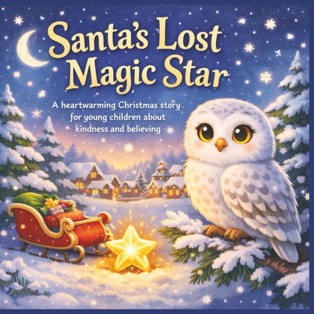Santa’s Lost Magic Star: A heartwarming Christmas story for young children about kindness and believing.