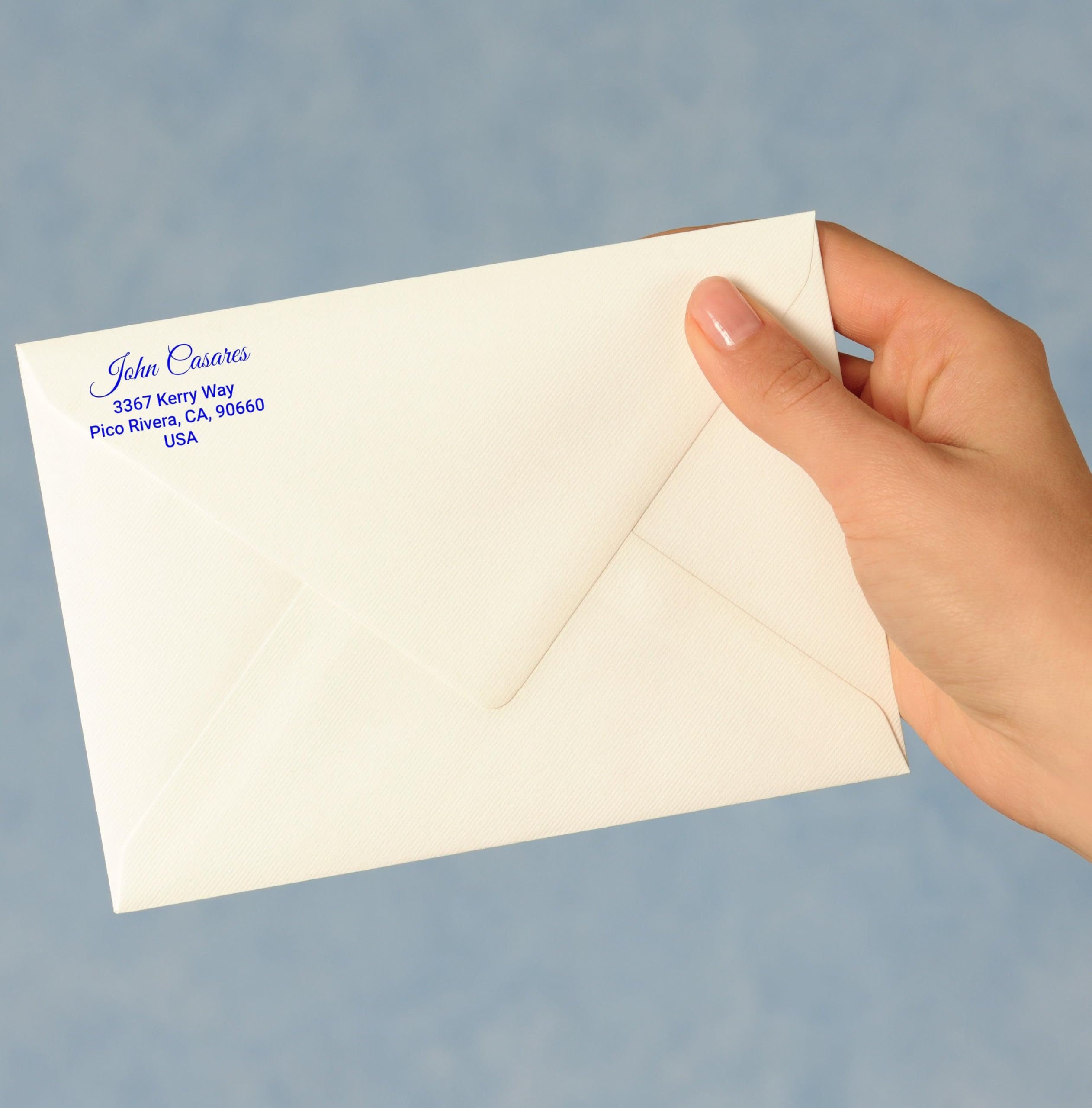 Etichette personalizzate per indirizzo di ritorno - etichette personalizzate per spedizioni postali 225/lucida trasparente