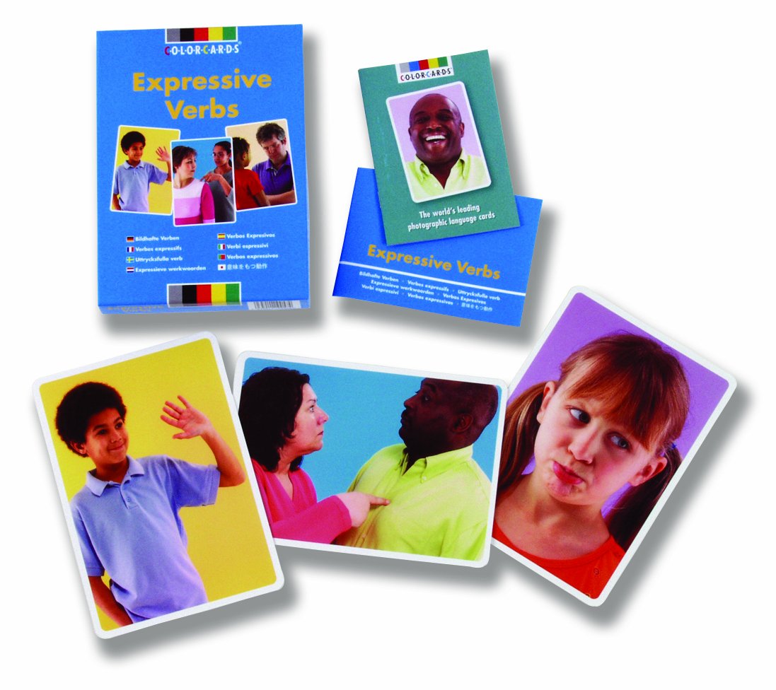 Expressive Verbs: Colorcards: Amazon.co.uk: Speechmark