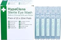 HypaClens Saline Eye Wash Pods, (Pack of 25)