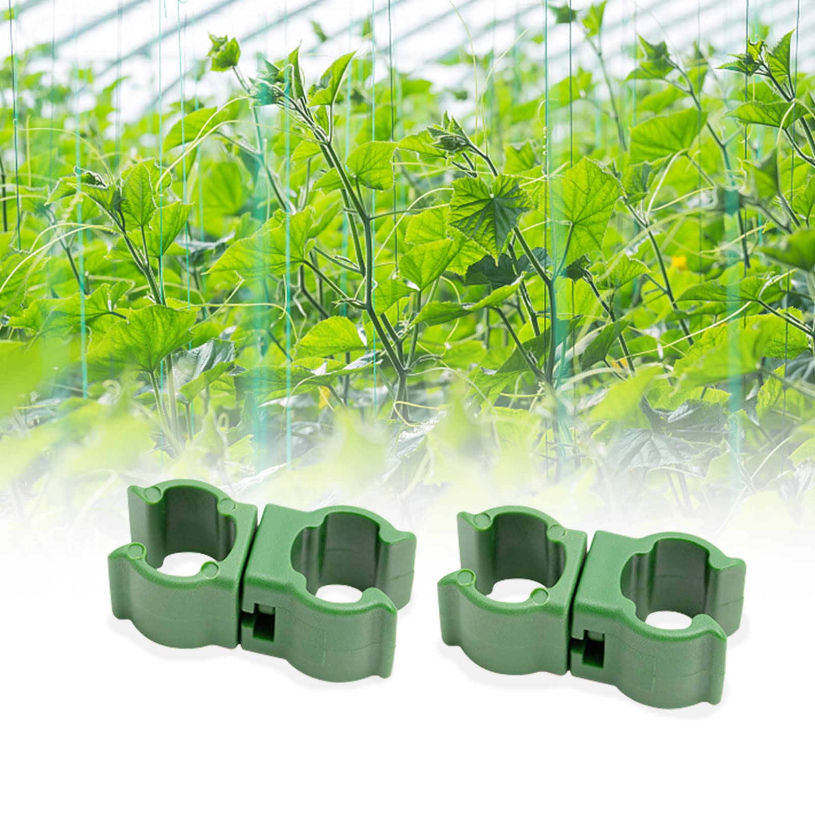 10 Connettori Per Canne Rivestite In Plastica Per Strutture Da (K1c