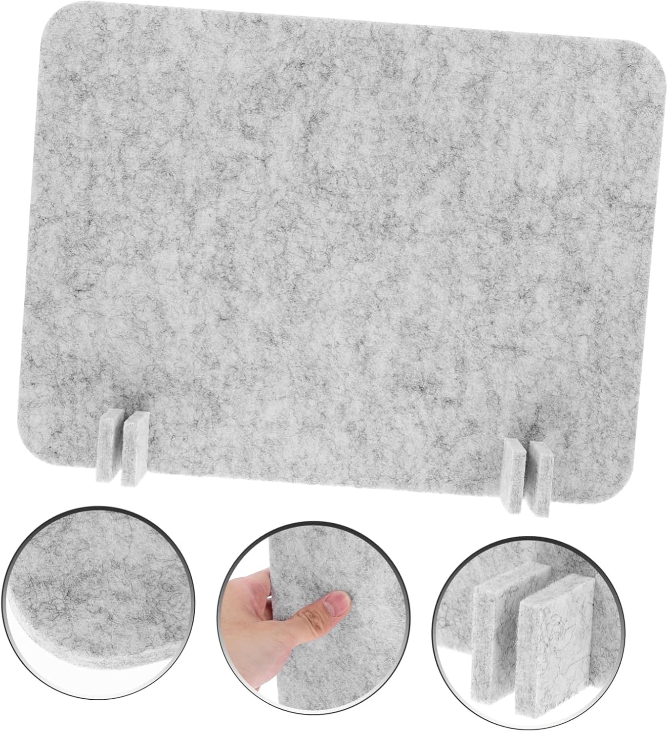 Acoustic Felt Desk Divider Panel Noise Reducing Privacy Shield for Office and Student Desks Freestanding Sound Absorbing Partition for Classroom Dormitory Workstation Privacy