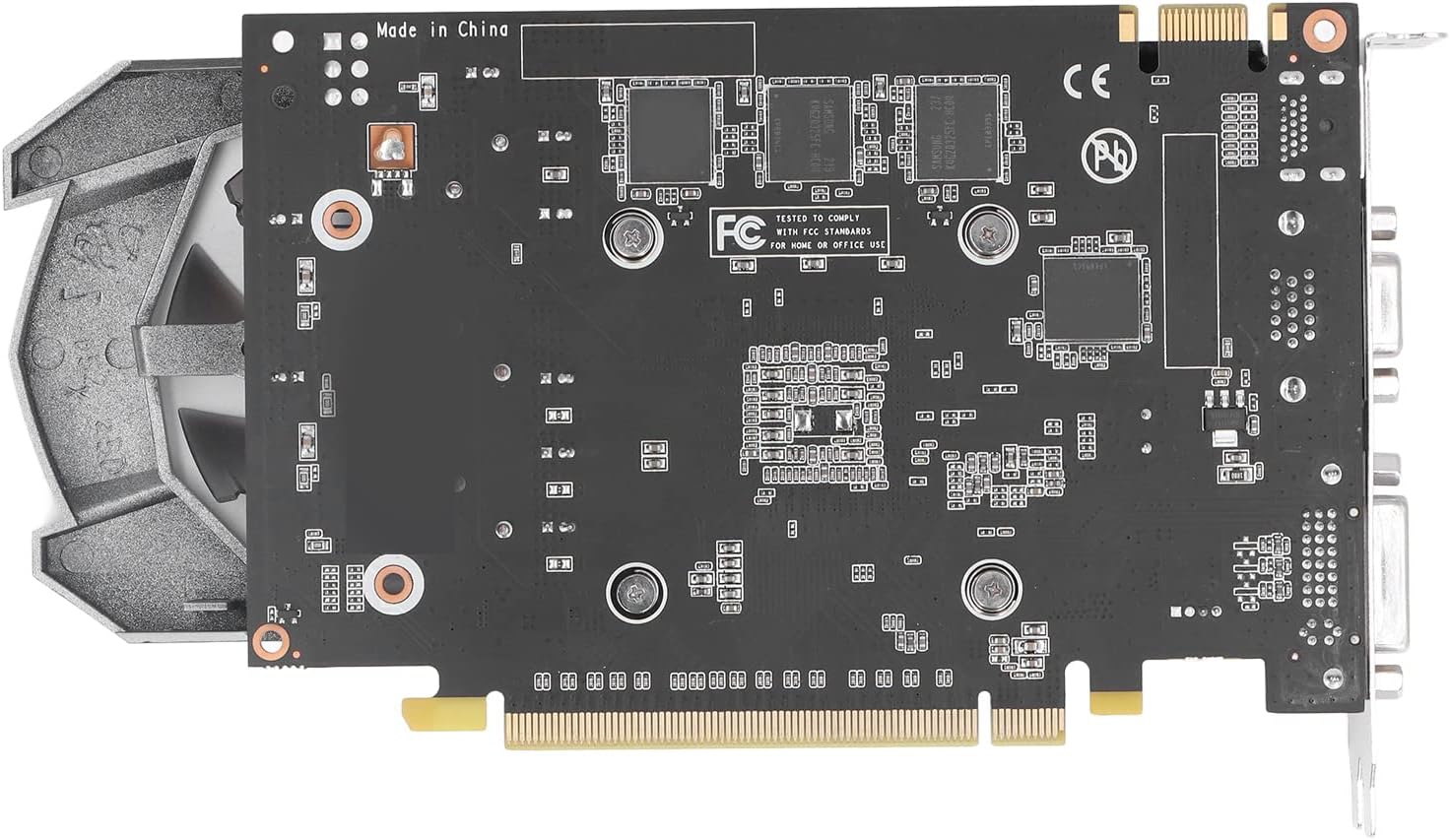 GTX 550TI 2GB GDDR5 128Bit Scheda Grafica da Gioco, Doppia Ventole di Raffreddamento Scheda Grafica PCI Express 1.1 X 16 con Interfaccia DVI VGA HDMI, Scheda Grafica Video Computer 750/3000MHz per PC
