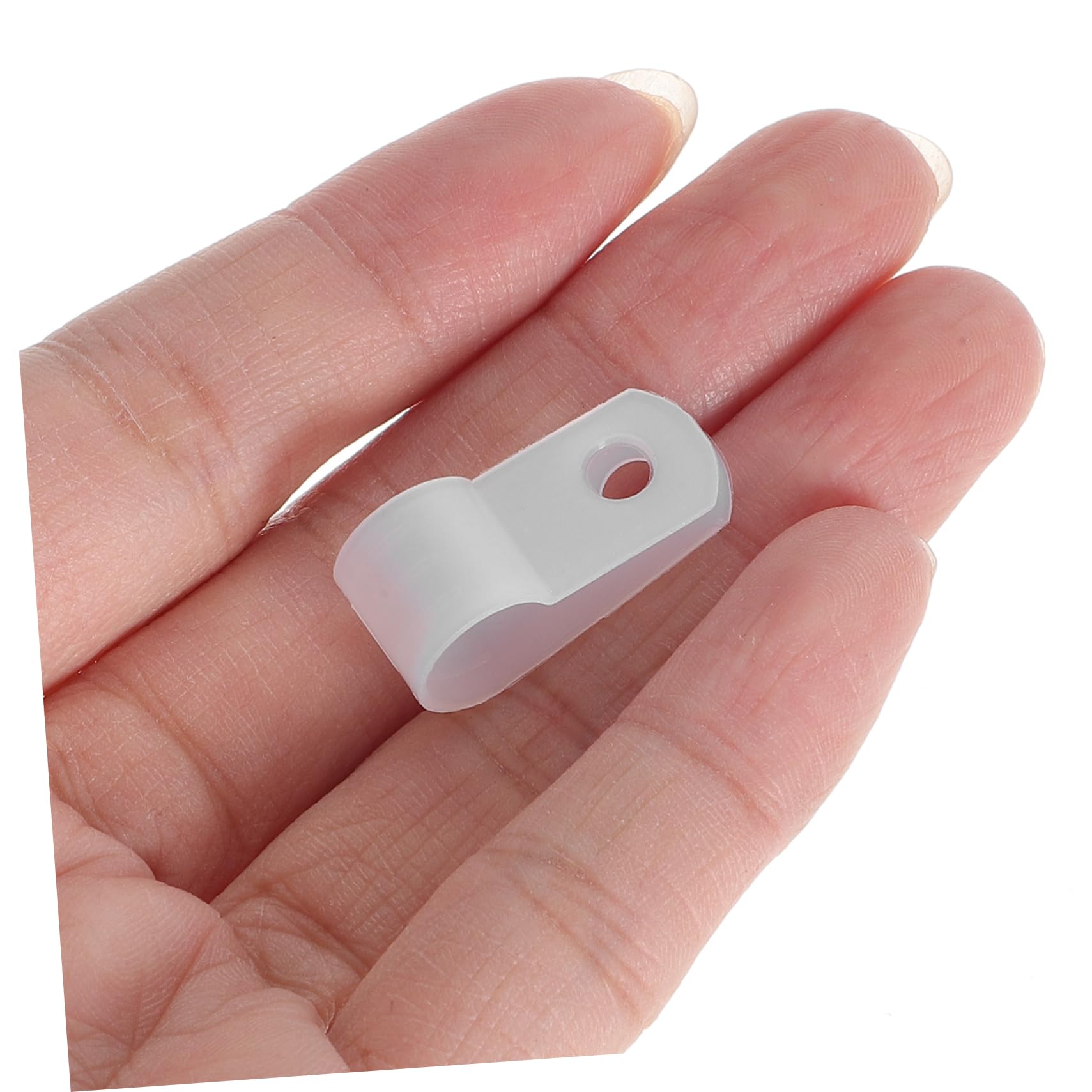 Balacoo Cable Hooks Cord Keepers for Cables Finisher Wire Clamp for Electric Wires 1000pcs Pack