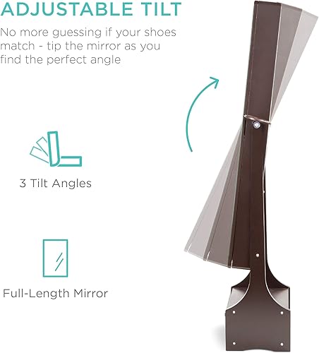 Miniatura 6 de Armario joyero Best Choice Products con espejo y LED