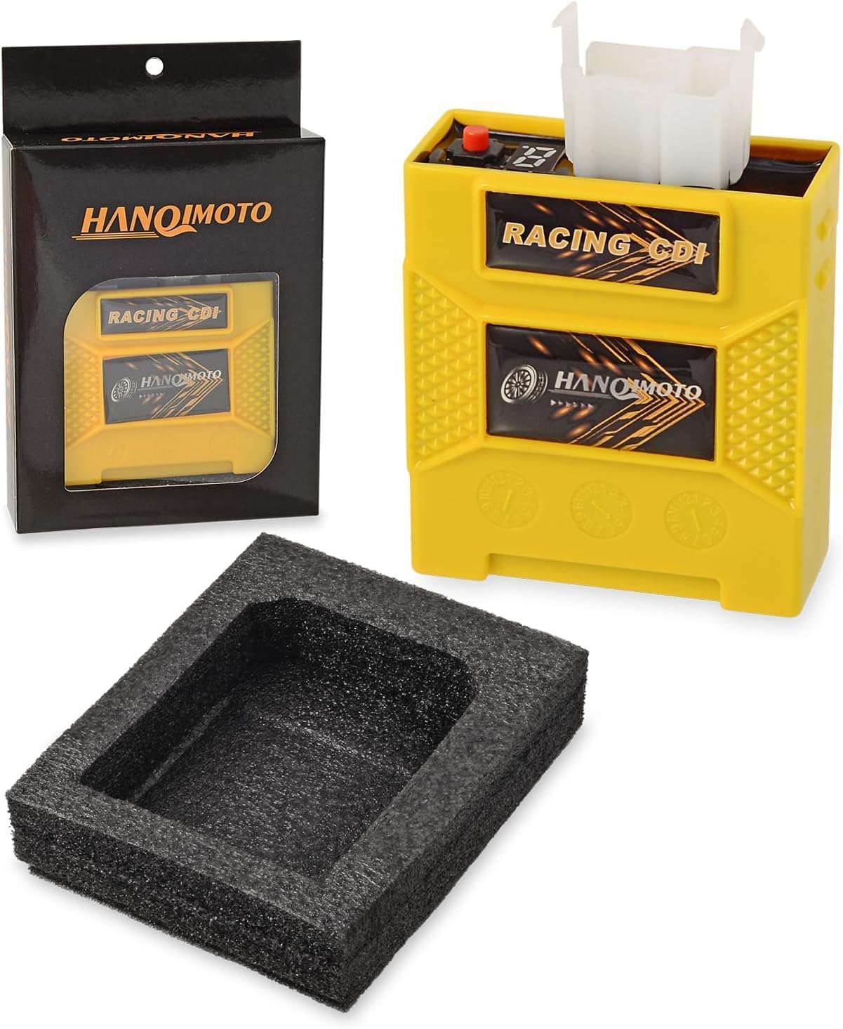 CDI Box,6 Pin DC Racing,Digital Adjustable 9 Ignition Curves for