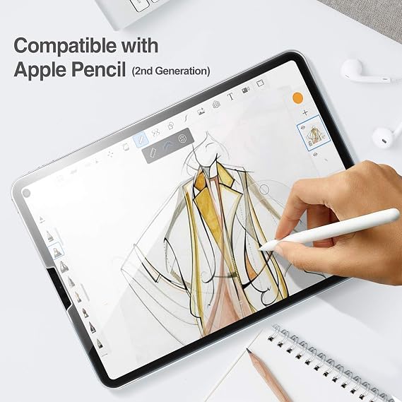 ProCase 2 Pcs Screen Protector for iPad Air 5/4, iPad Pro 11 3rd 2nd 1st