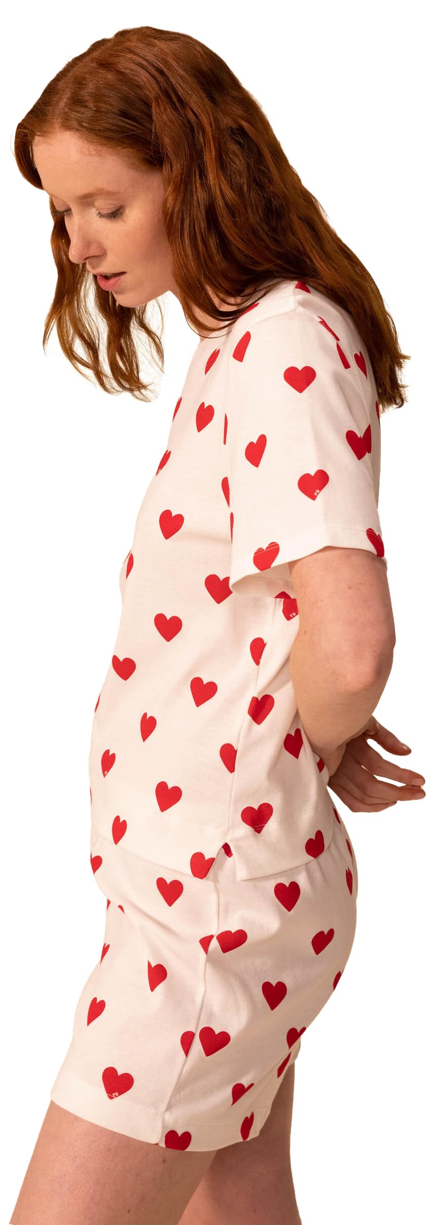 Petit Bateau Piżama damska z krótkim rękawem Marshmallow/Terkuit M, Marshmallow/Terkuit, M