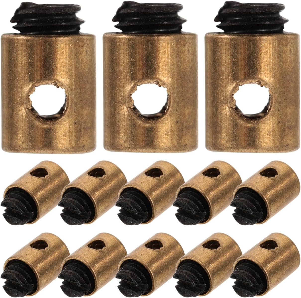 Cabilock Clutch Line Core Clamp Kit 20pcs Metal Throttle Cable Nipples Universal Fit for Motorcycle and Scooter