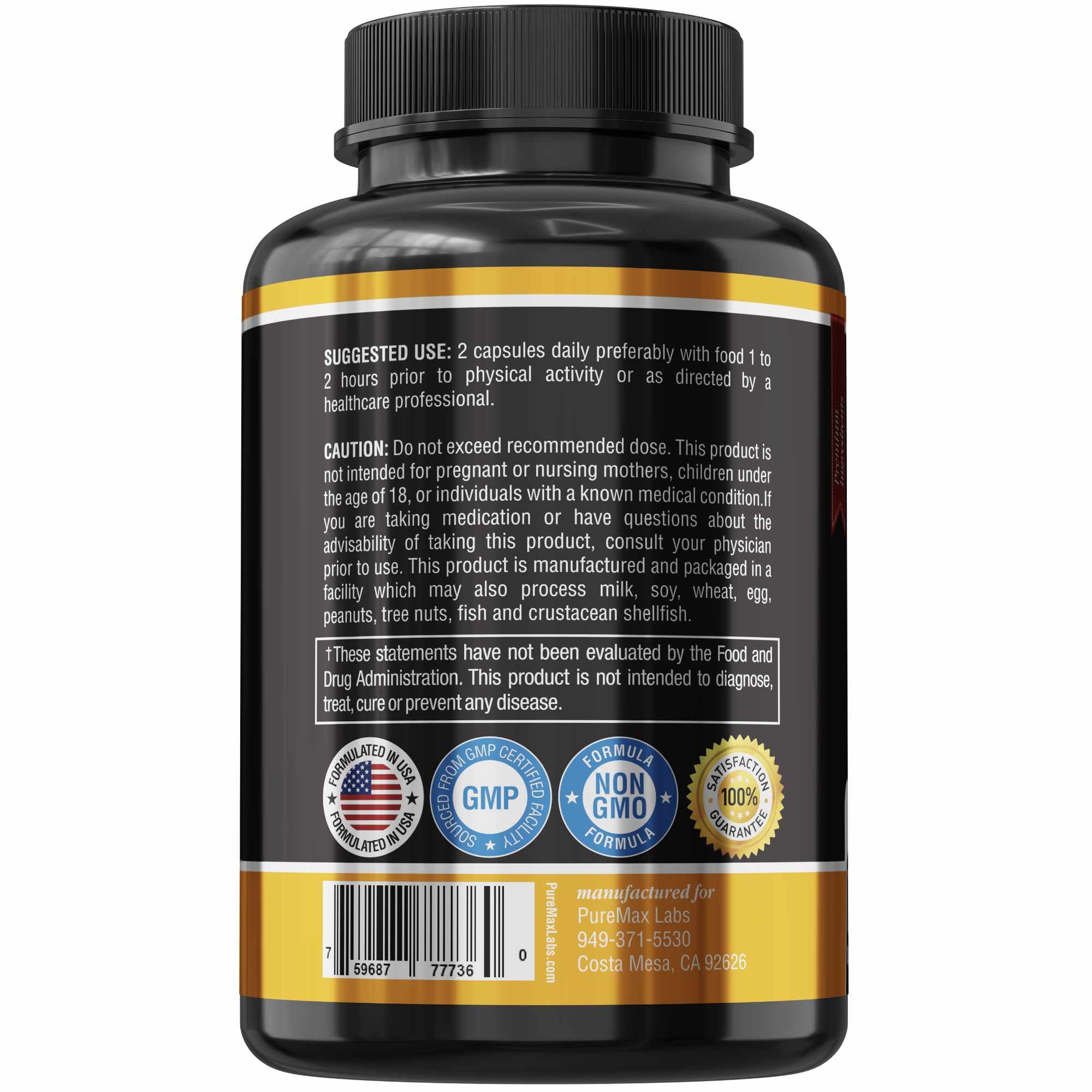 YUMMYVITE Horny Goat Weed Extra Strength Blend, 120 Capsules — Amazon image 6
