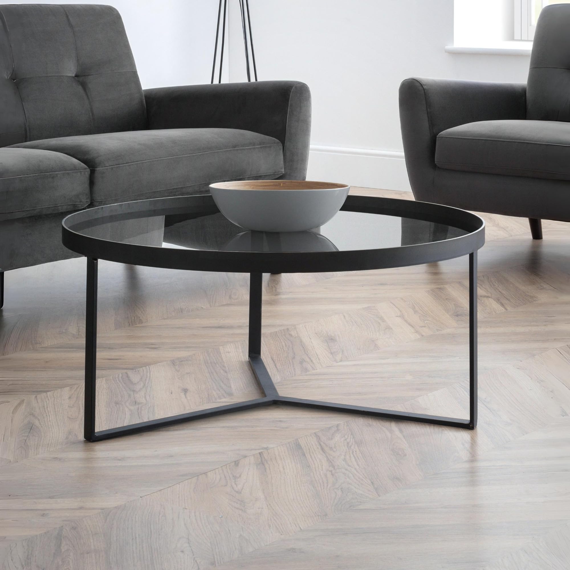 Julian Bowen Smoked Glass Loft Coffee Table